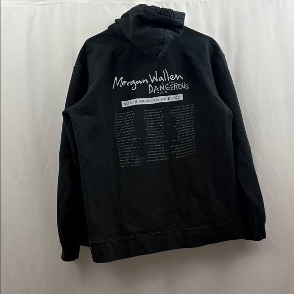 Morgan Wallen The Dangerous Tour 2022 Hoodie Men’s Size XL Black - Picture 8 of 11